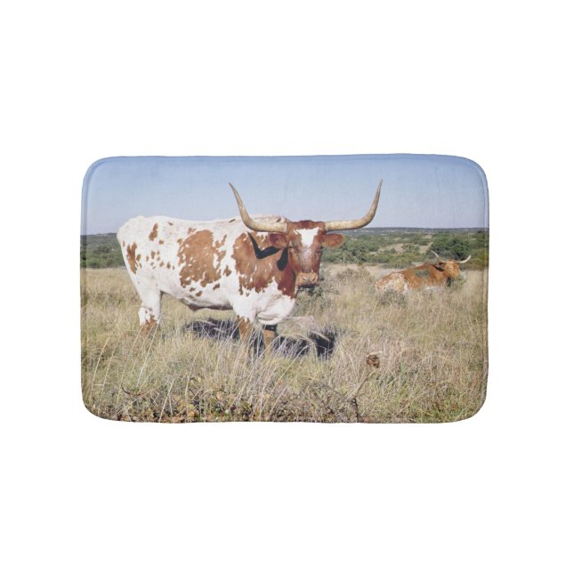 Texas Longhornavel (fotoet) Badrumsmatta (Framsidan)