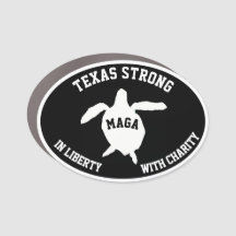 TEXAS MAGA TURTLE Car Magnet