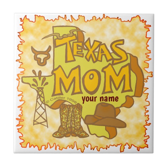 Texas Mamma Kakelplatta (Framsidan)