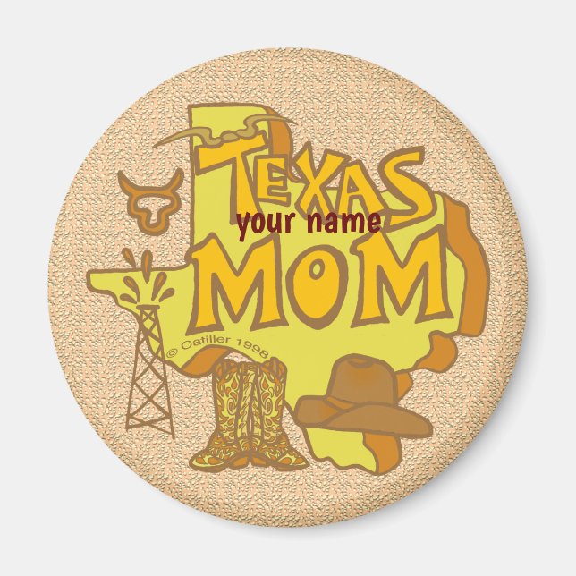 Texas Mamma magnet (Framsidan)