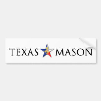 Texas Mason Bildekal