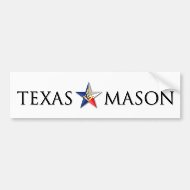 Texas Mason Bildekal (Framsidan)