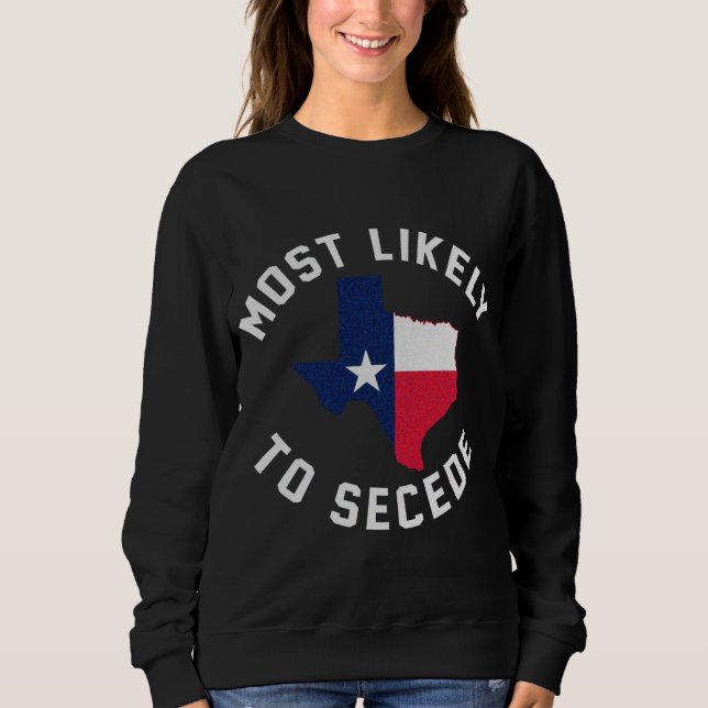 Texas med största sannolikhet att skicka in textan t shirt (Framsida)