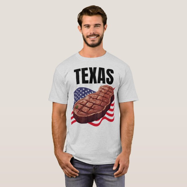 Texas Men's T-Shirt (Hel framsida)
