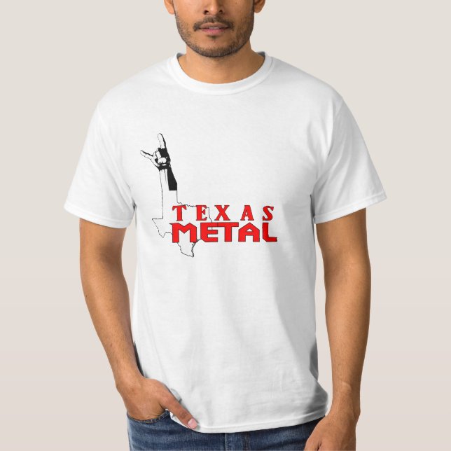 TEXAS METALLSKJORTA T-SHIRT (Framsida)
