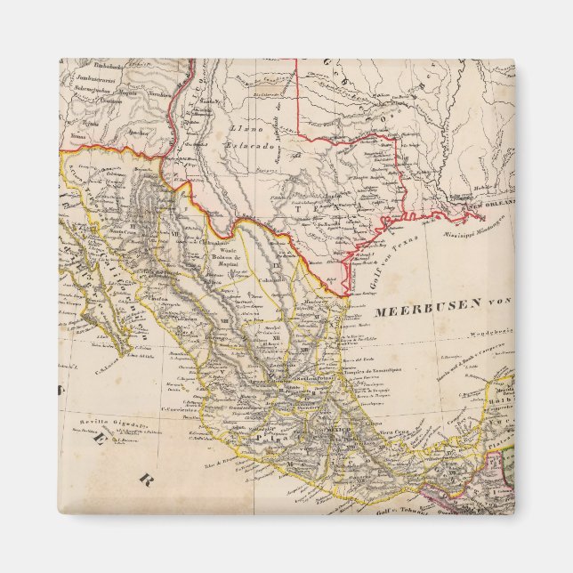 Texas, Mexiko Magnet (Framsidan)