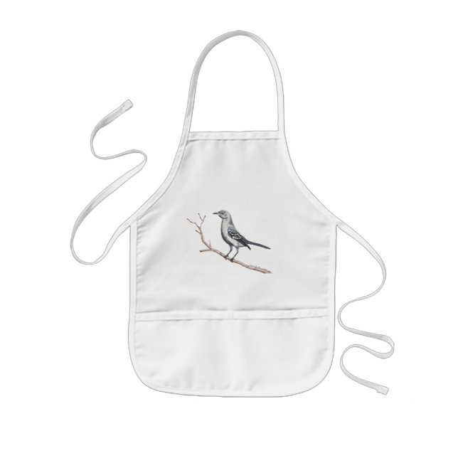 Texas Mockingbird Kids Apron Barnförkläde (Framsidan)