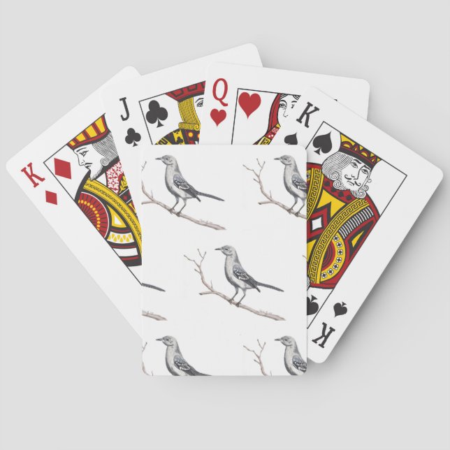 Texas Mockingbird-spelkort Casinokort (Baksidan)
