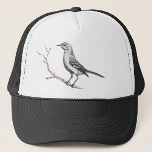 Texas Mockingbird Trucker Hatt Keps