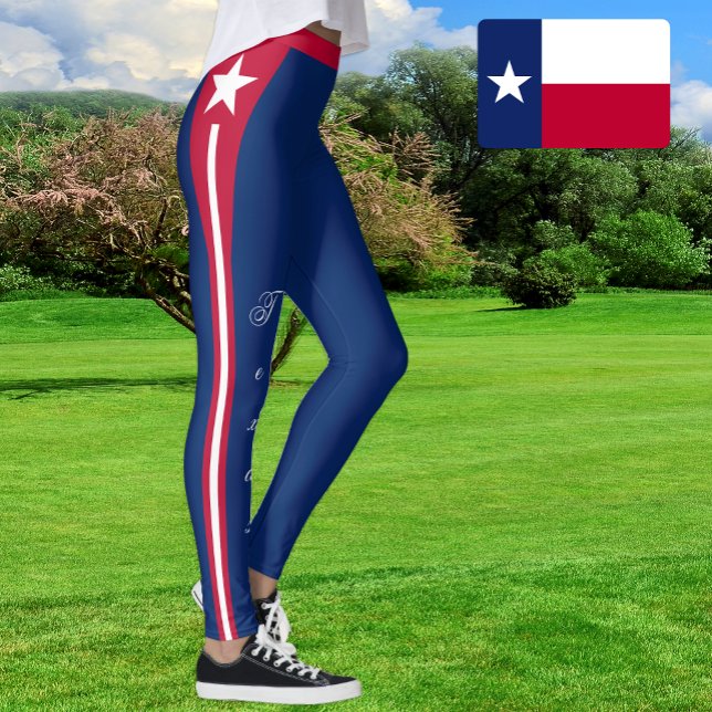 Texas mode leggings, Texas Flagga /sport Leggings (Skapare uppladdad)