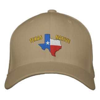 Texas Native Embroized Hat Broderad Keps