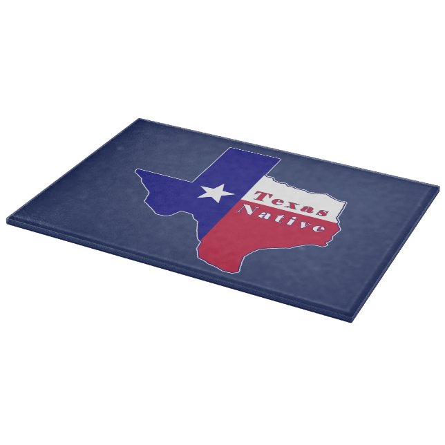Texas Native Flagga Karta (Hörn)