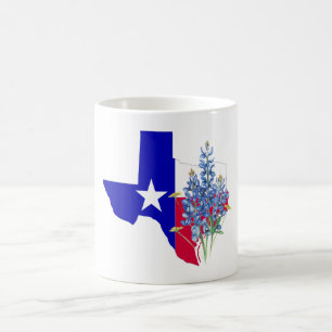 Texas och Bluebonnets Kaffemugg