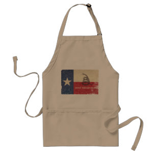 Texas och Gadsden flagga Förkläde