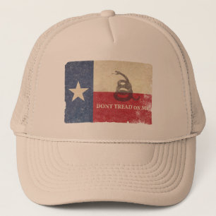 Texas och Gadsden flagga Truckerkeps