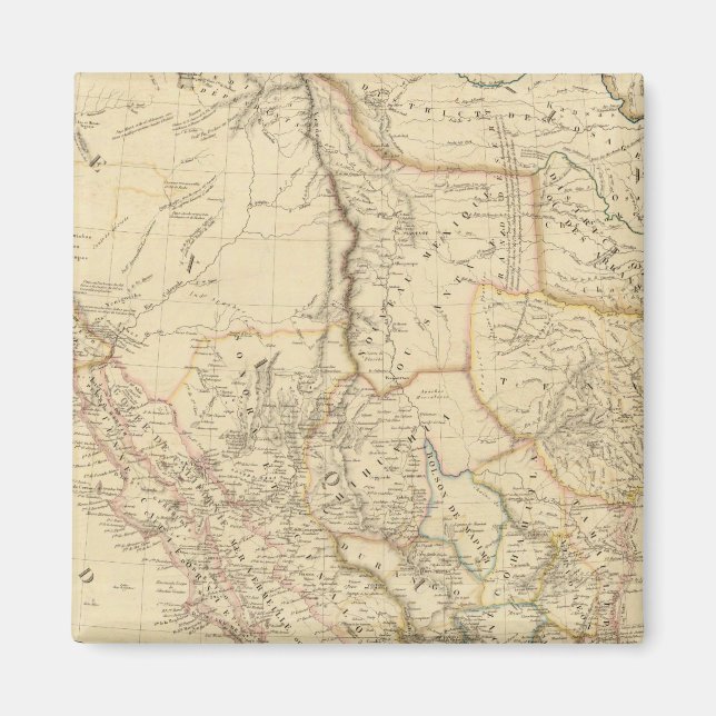 Texas och Mexiko Magnet (Framsidan)