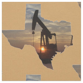 Texas olja pumpar jacksolnedgång på NÅGON FÄRG Tyg