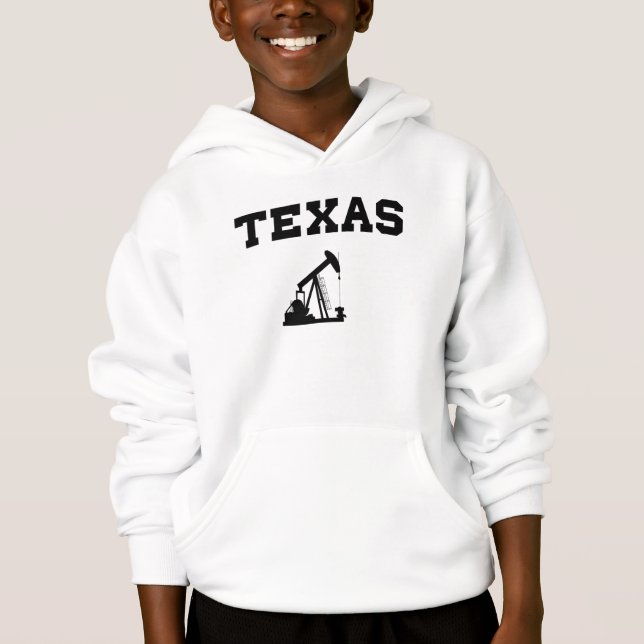 Texas olja pumpar tee shirt (Framsida)