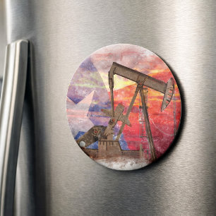 Texas Oljepump: Ensam Stjärna Statens Heritage Art Magnet