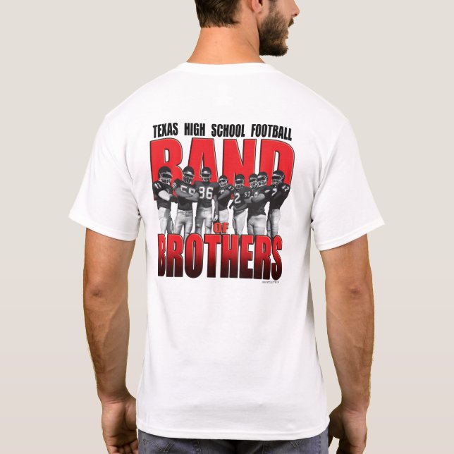 Texas Outfitters HS Football "Band of Brothers" T- T Shirt (Baksida)