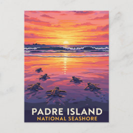 Texas Padre Island Vykort