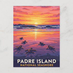 Texas Padre Island Vykort
