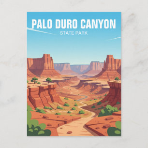 Texas Palo Duro Canyon State Park Resa Vykort