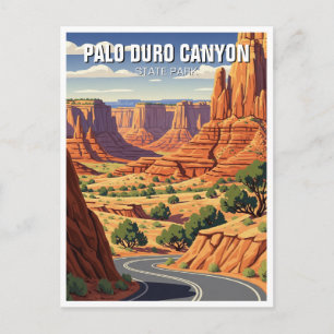 Texas Palo Duro Canyon State Park Travel Vykort