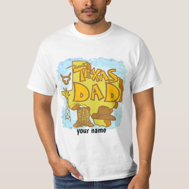 Texas Pappa t-shirt (Framsida)