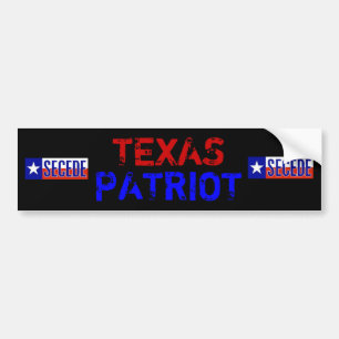 Texas patriot bildekal
