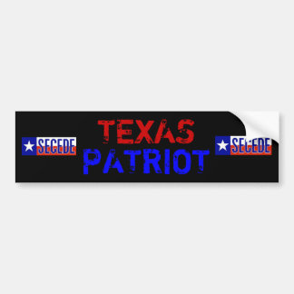 Texas patriot bildekal