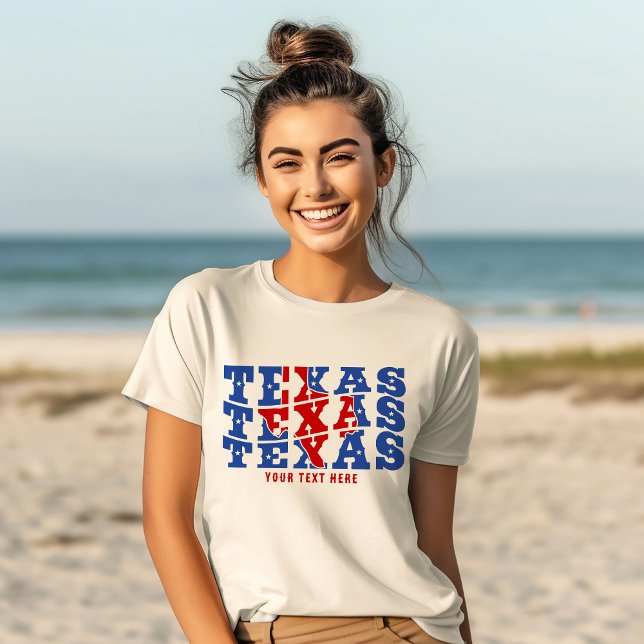 Texas Patriotisk Stat Kärlek USA T Shirt (Skapare uppladdad)