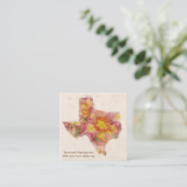 Texas Personlig Zinnia-anteckningskort Anteckningskort