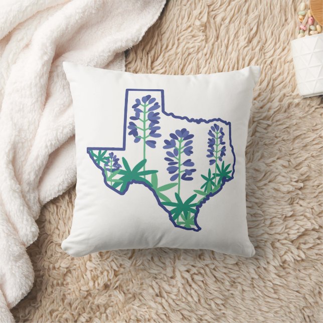 Texas Pillow, Texas State Pillow, Texan, Texas Kudde (Filt)
