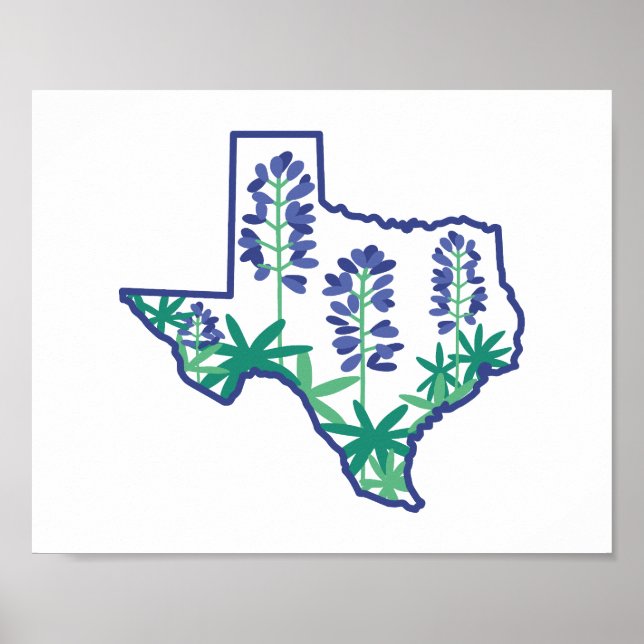 Texas Poster, Texas State Poster, Texan, Texas Poster (Framsidan)