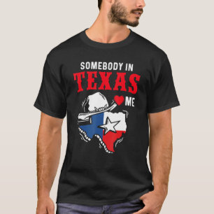 Texas-presenter för hennes textilier TX Dallas How T Shirt