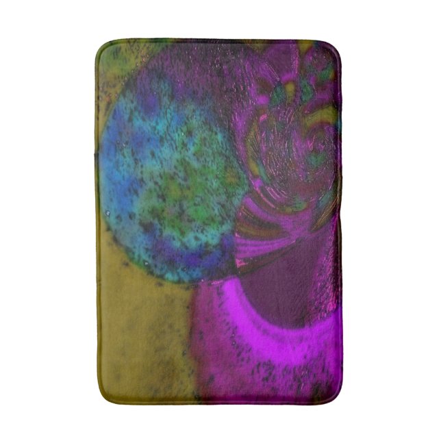 "Texas Prickly Pear" Medium Bath Mat Badrumsmatta (Framsidan (Vertikal))