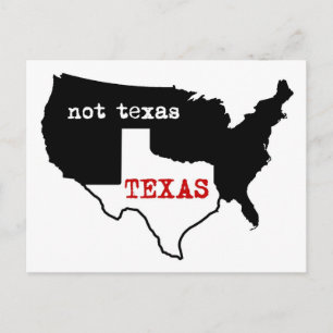 Texas Pride! Texas / Ej Texas Vykort