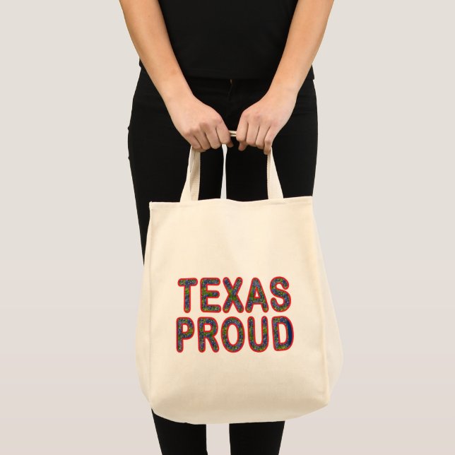 Texas Proud Bluebonnet Tygkasse (Framsida (produkt))