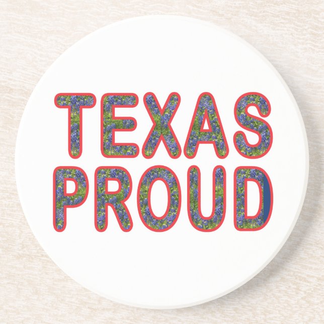Texas Proud Bluebonnet Underlägg (Framsidan)