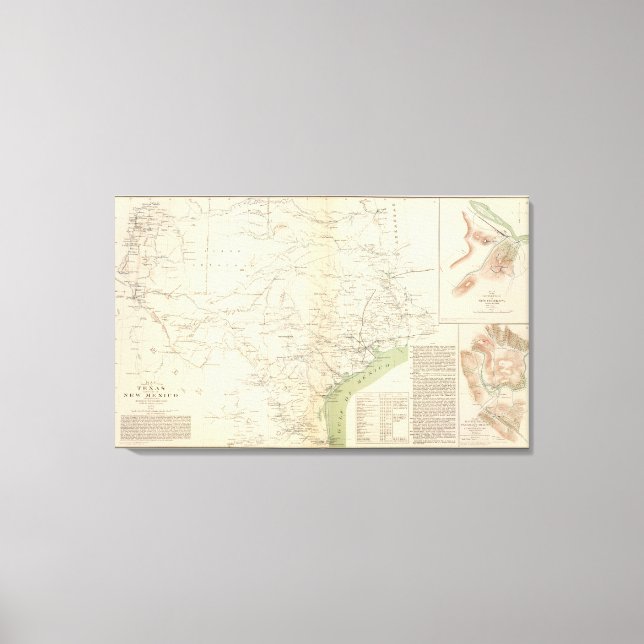 Texas, pt of NM Canvastryck (Framsida)
