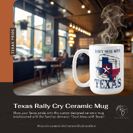 Texas Rally Cry Keramikmugg Kaffemugg