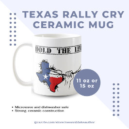 Texas Rally Cry Keramisk Mugg