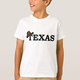 Texas Rancher Cowboy Hat Kids T-shirt