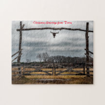 Texas Ranchscen.Julhälsningar