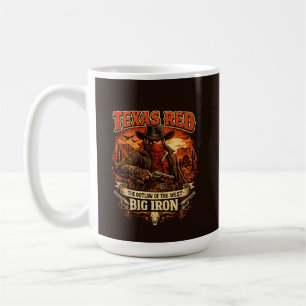 Texas Red – Legendarisk fredlös cowboy västlig des Kaffemugg
