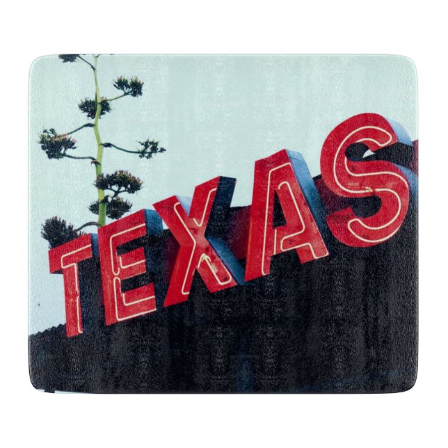Texas Red Neon Ljus USA (Framsidan)