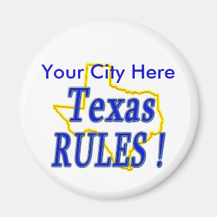 Texas regler! magnet