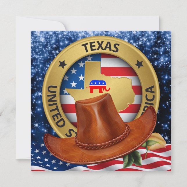 Texas Republican Patriotic Investigation - srf Inbjudningar (Framsida)