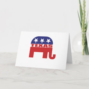 Texas republikanelefant kort